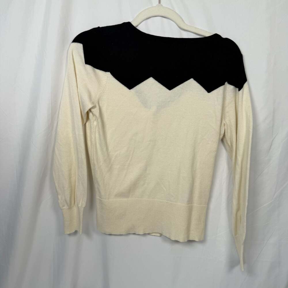 Moth Anthropologie Sequin Bow Cardigan Sweater Size M - Picture 3 of 6